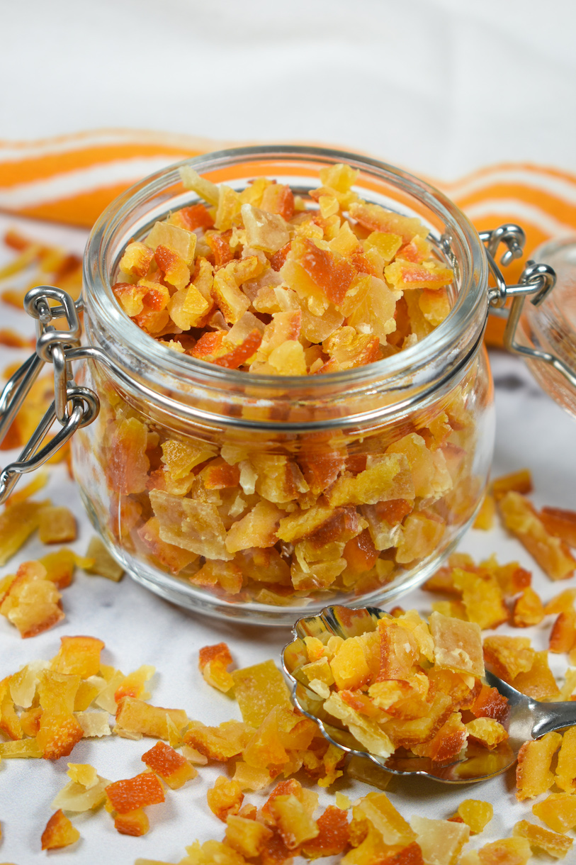 jar of british mixed peel for baking